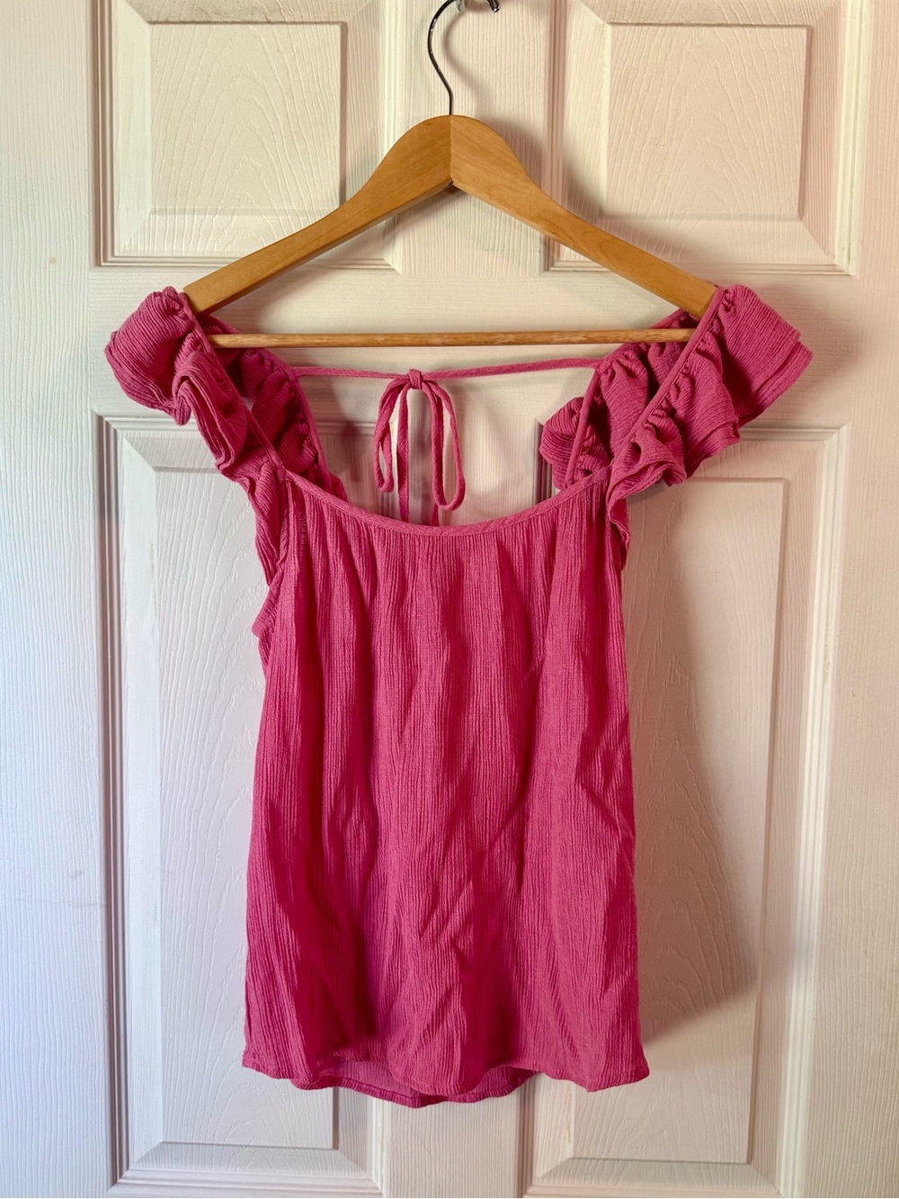 Pink Babydoll Ruffled Top